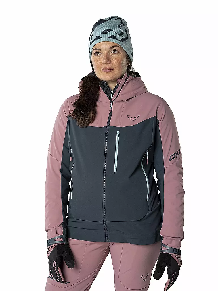 DYNAFIT | Damen Touren Softshelljacke Radical Hoodie | rosa