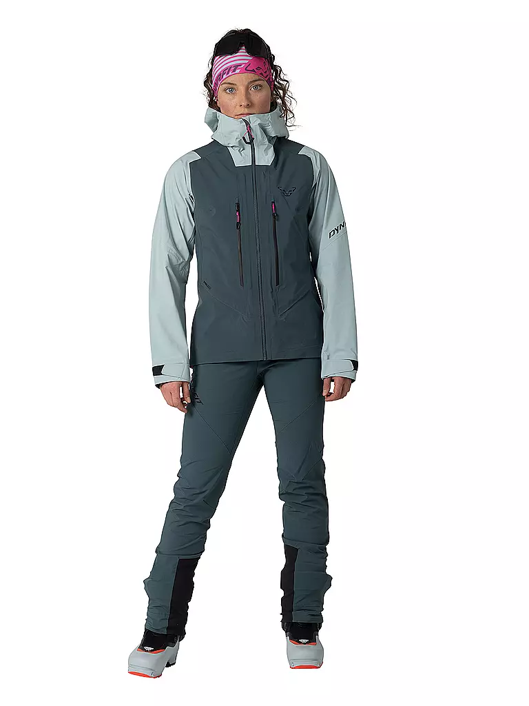 DYNAFIT | Damen Tourenjacke Blacklight 3L Hoodie | hellblau