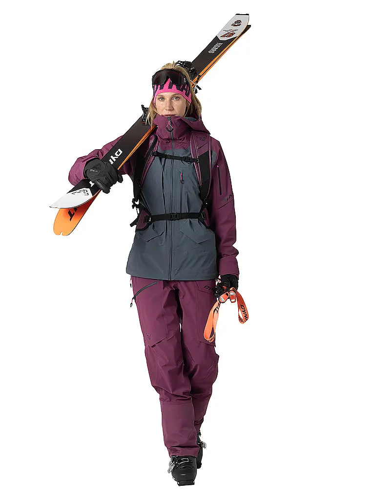 DYNAFIT | Damen Tourenjacke Tigard 3L Stretch | beere