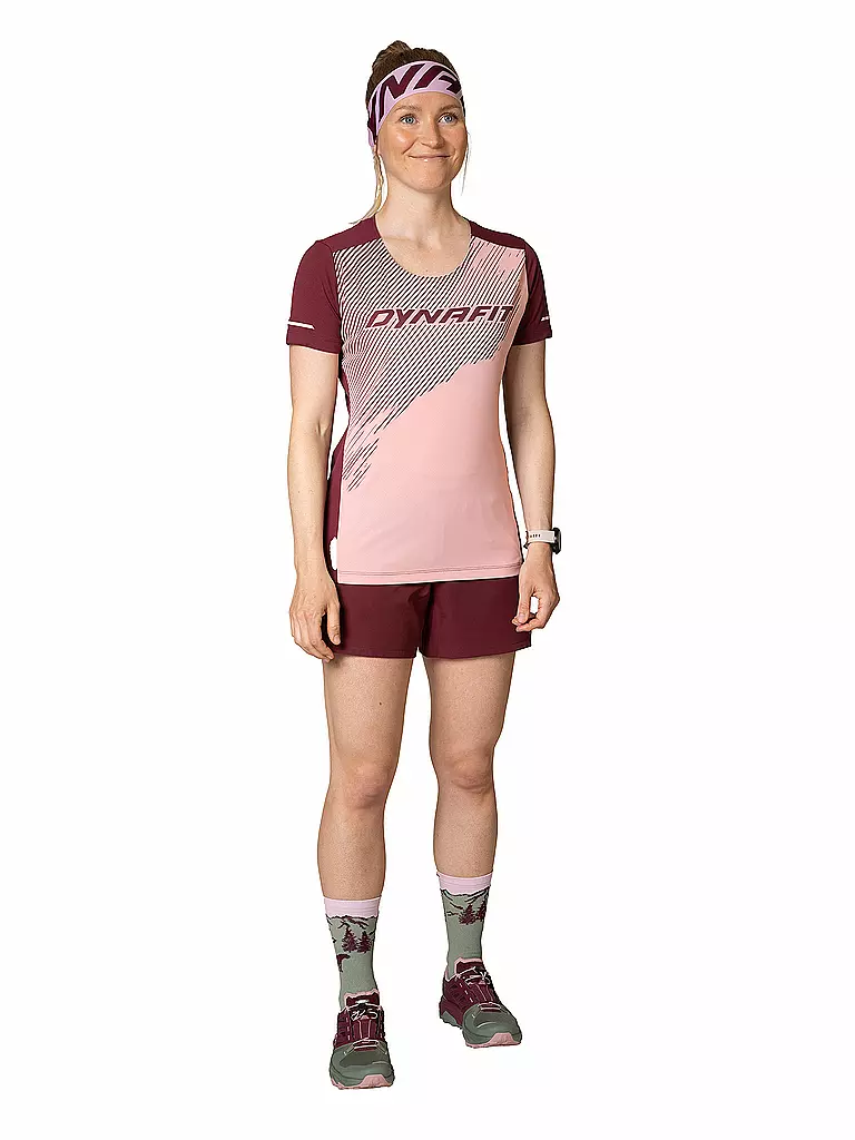 DYNAFIT | Damen Tourenshirt Alpine | rosa