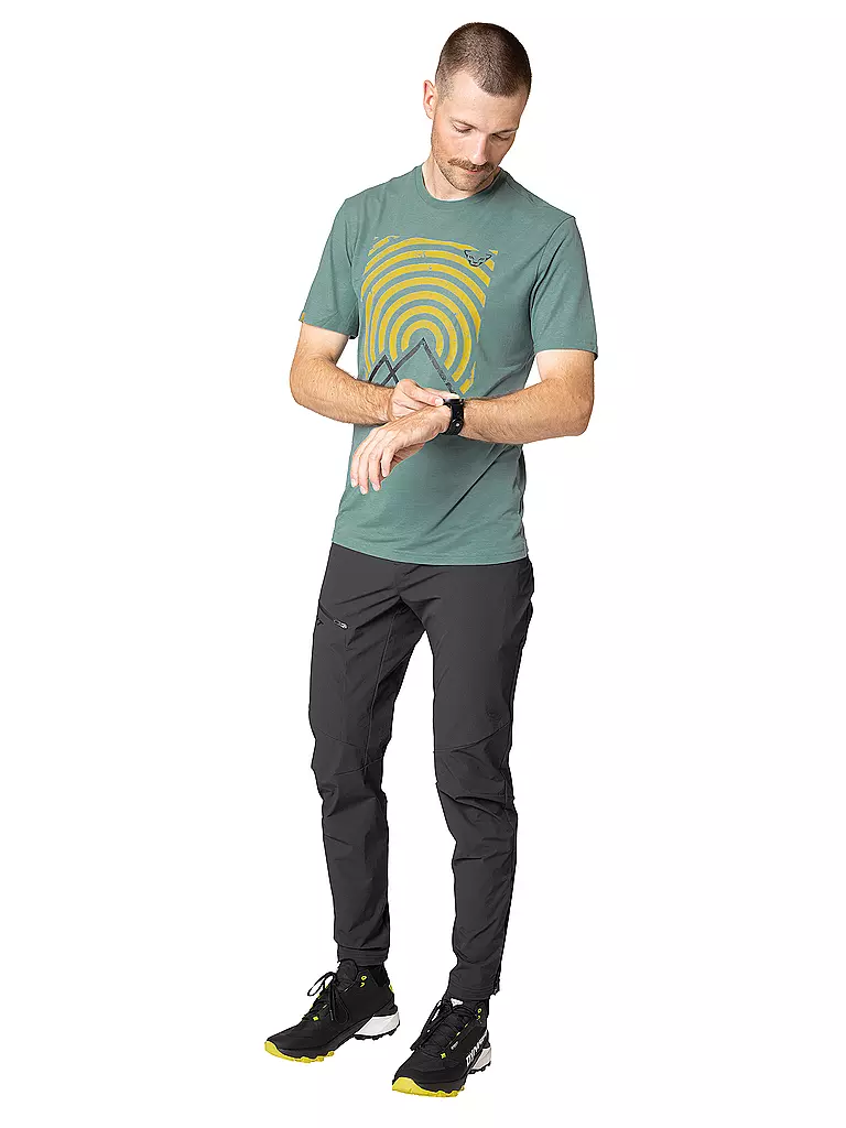 DYNAFIT | Herren Funktionsshirt Transalper Graphic | petrol