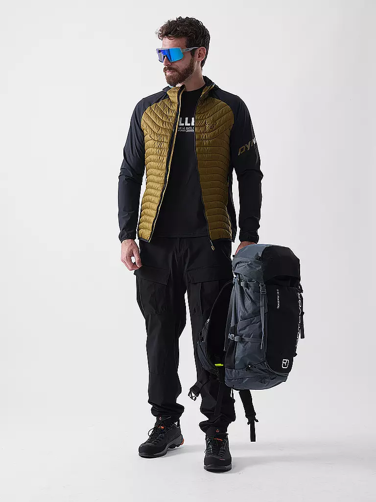 DYNAFIT | Herren Hybridjacke Transalper Hoodie | senf