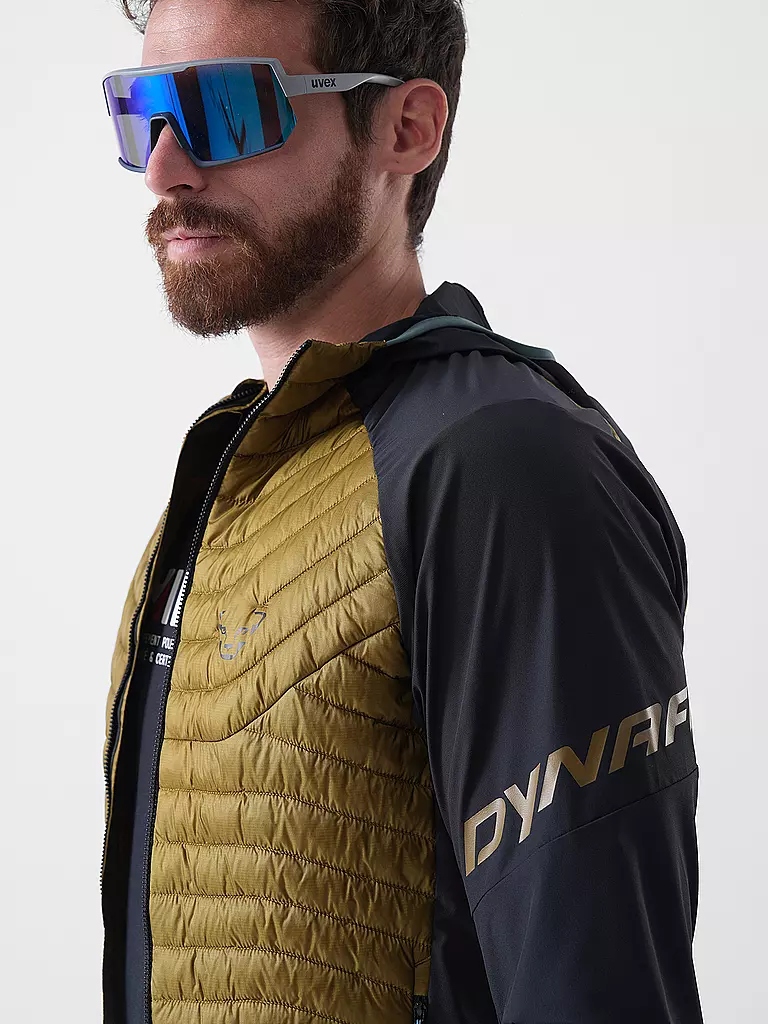 DYNAFIT | Herren Hybridjacke Transalper Hoodie | senf
