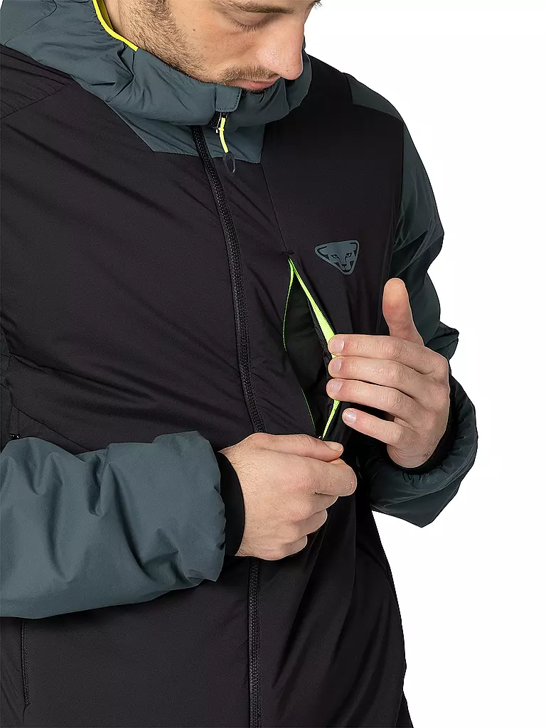 DYNAFIT | Herren Touren Isojacke Blacklight Primaloft® Hoodie | petrol