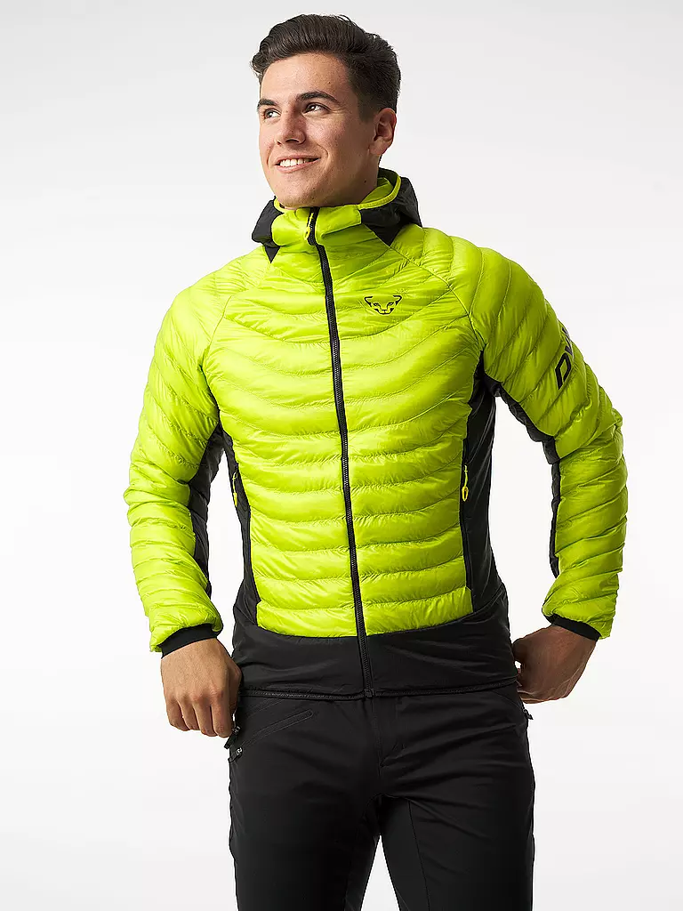 DYNAFIT | Herren Touren Isolationskapuzenjacke TLT Light Insulation | gelb
