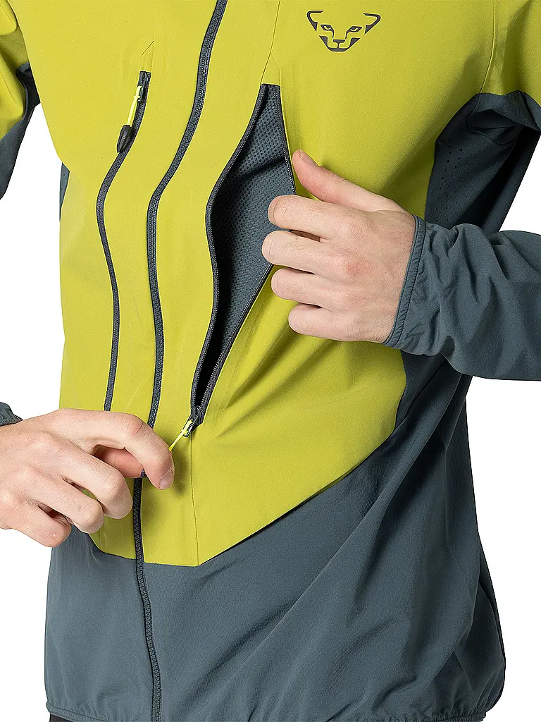 DYNAFIT | Herren Touren Softshelljacke Blacklight Hoodie | gold