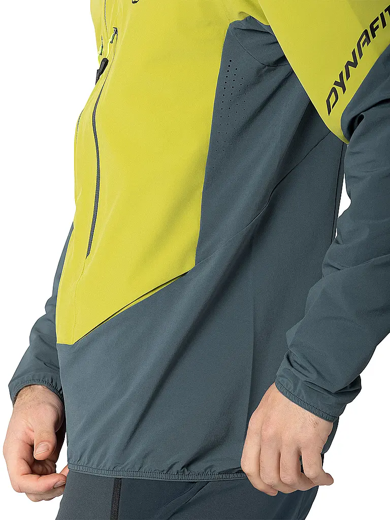 DYNAFIT | Herren Touren Softshelljacke Blacklight Hoodie | gold