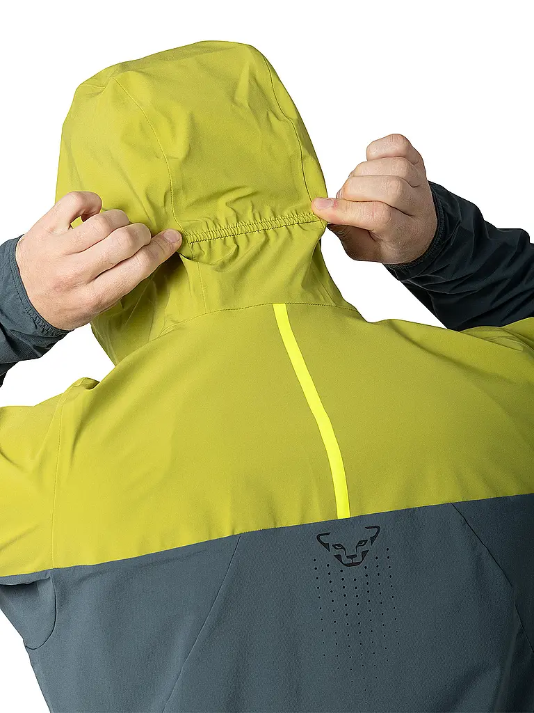 DYNAFIT | Herren Touren Softshelljacke Blacklight Hoodie | gold