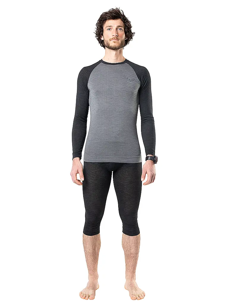 DYNAFIT | Herren Unterzieh Hose Tour Light Merino 3/4 | schwarz