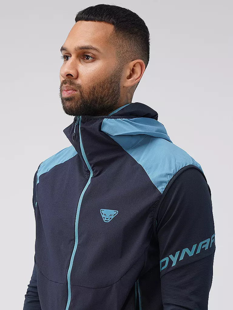 DYNAFIT | Herren Weste Transalper Dynastretch Hoodie | dunkelblau