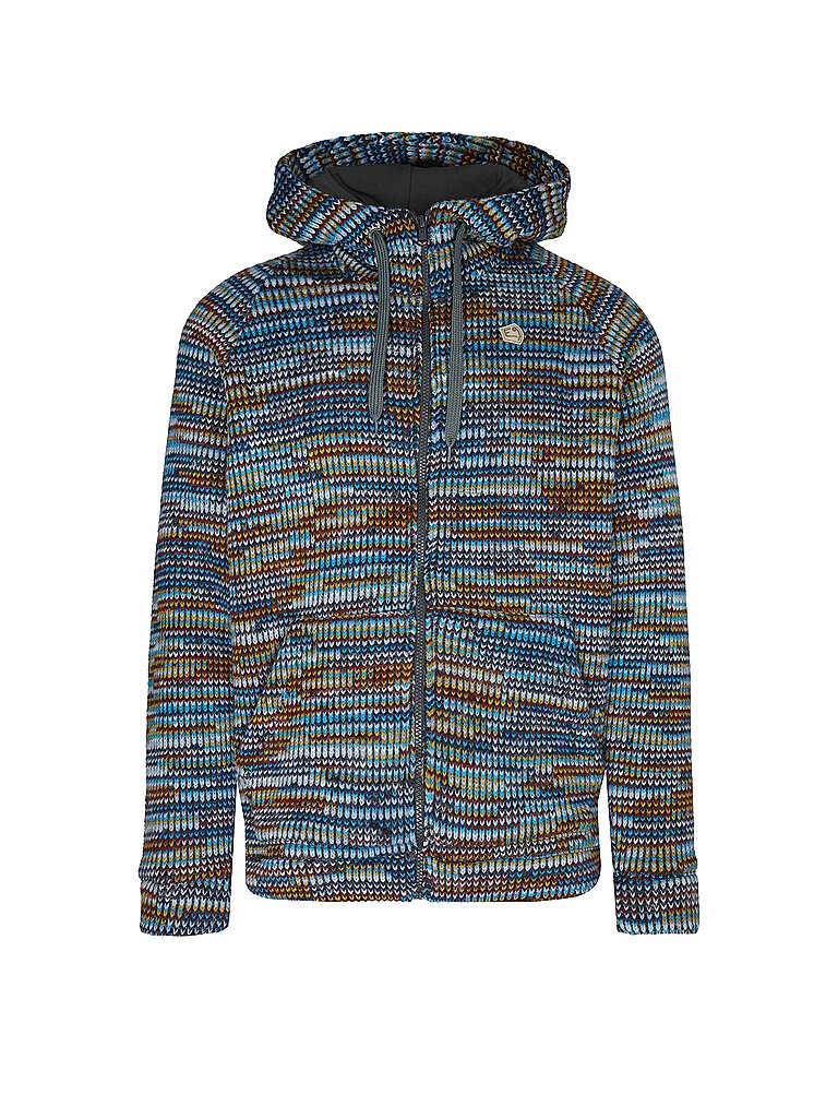 E9 E9 Herren Fleecejacke Happy Woolmix Hoodie dunkelblau | S, dunkelblau