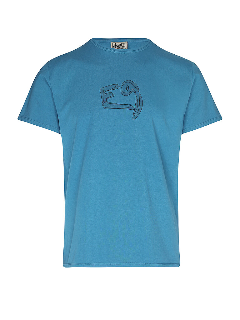E9 E9 Herren Klettershirt Skill Logo blau | S, blau