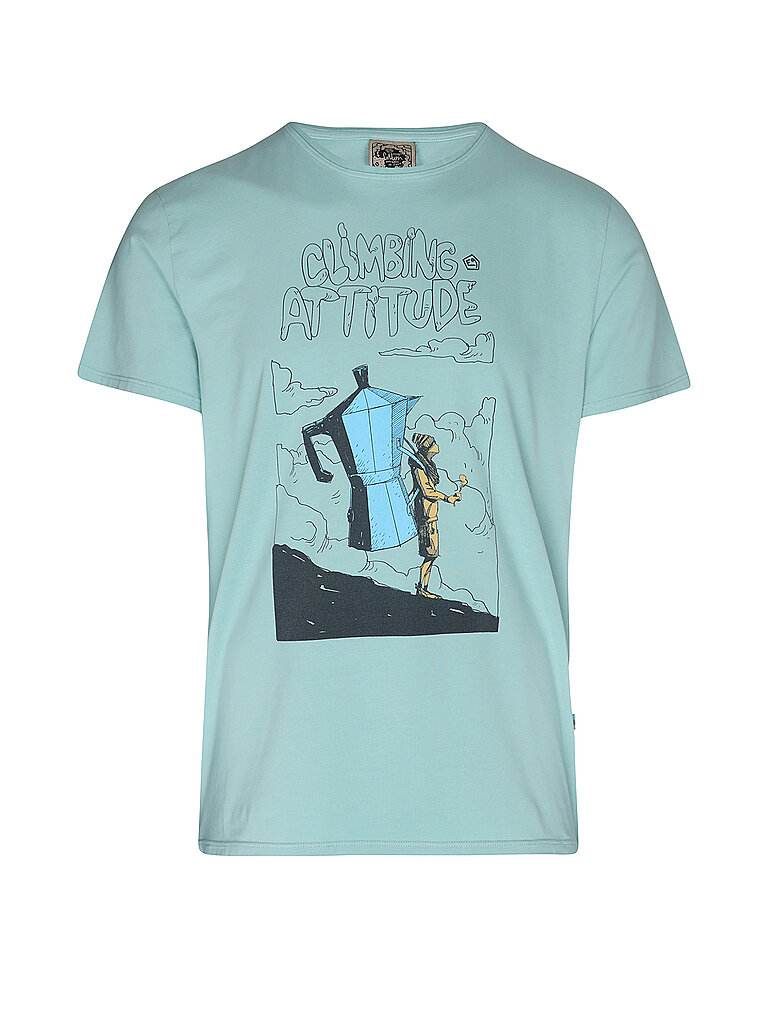 E9 E9 Herren Klettershirt Atti Espresso hellblau | S, hellblau