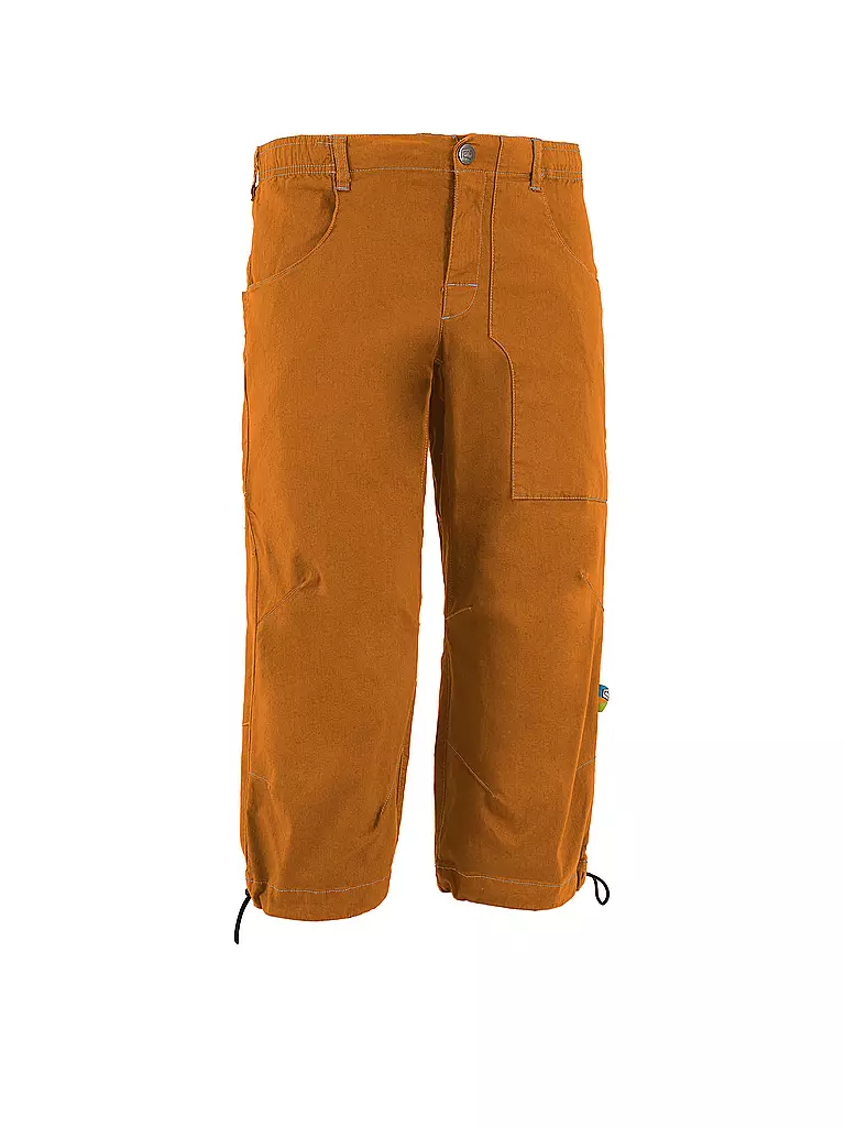 E9 | Herren Kletterhose Fuoco FLax 3/4 | camel