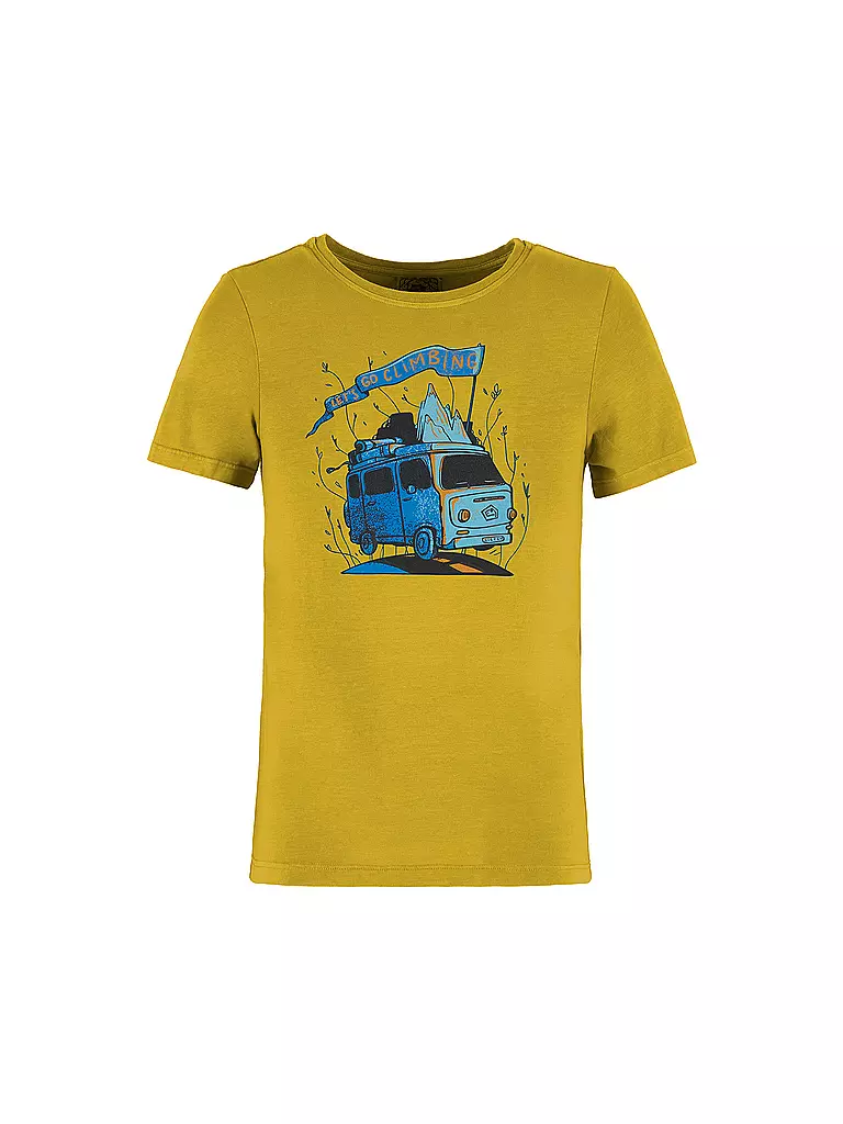 E9 | Kinder Klettershirt B-Furgo Bus | gold