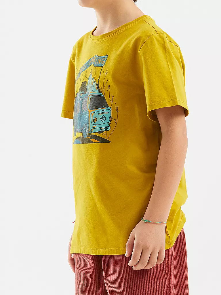 E9 | Kinder Klettershirt B-Furgo Bus | gold