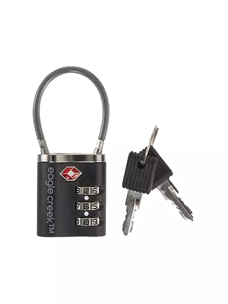 EAGLE CREEK | Kofferschloss Cable TSA Lock | grau