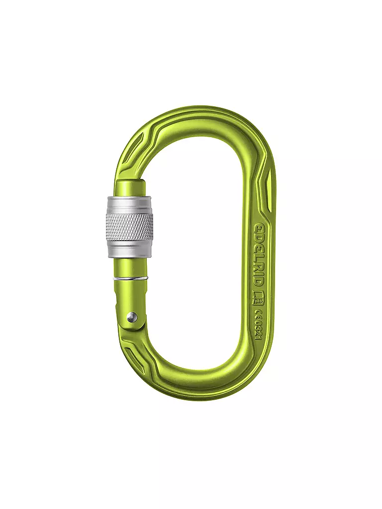 EDELRID | Karabiner Oval Power 2500 Screw | grün