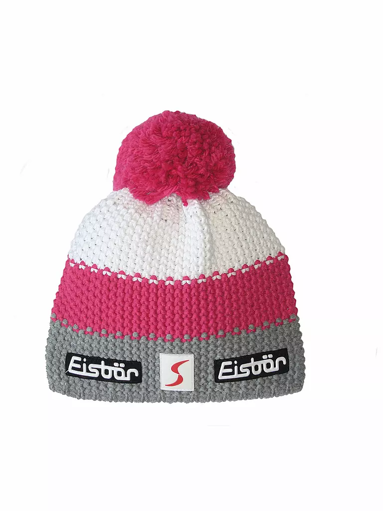 EISBÄR |  Skihaube Star Pompon SP  | pink