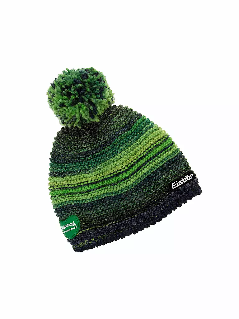 EISBÄR | Erw. Haube Kunita Pompon Steiermark | grün