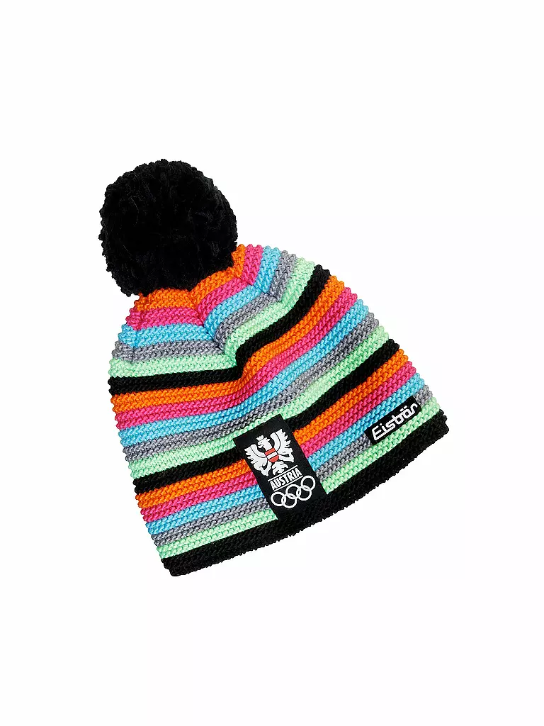 EISBÄR | Haube Funky Pompon Olympia Edition | bunt