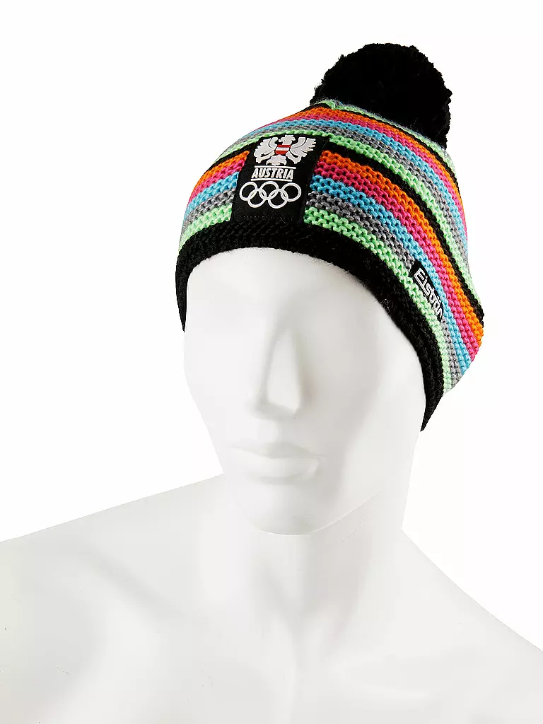 EISBÄR | Haube Funky Pompon Olympia Edition | bunt