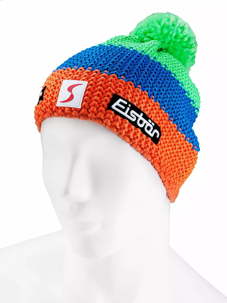 EISBÄR | Skihaube Star ÖSV Skiteam Neon | 