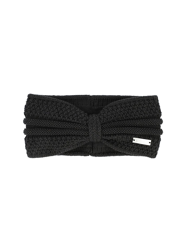 eisglut EISGLUT Damen Stirnband Esmeralda Merino schwarz, schwarz