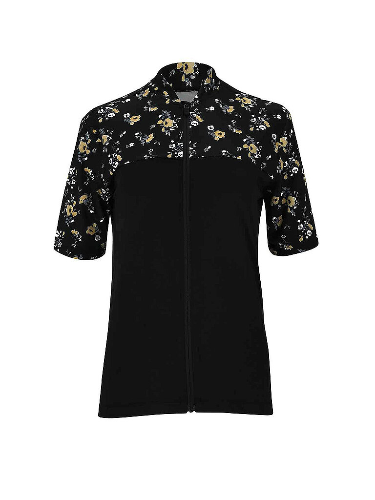 ENDURANCE Damen Rad Trikot Mangrove FZ SS schwarz | 40