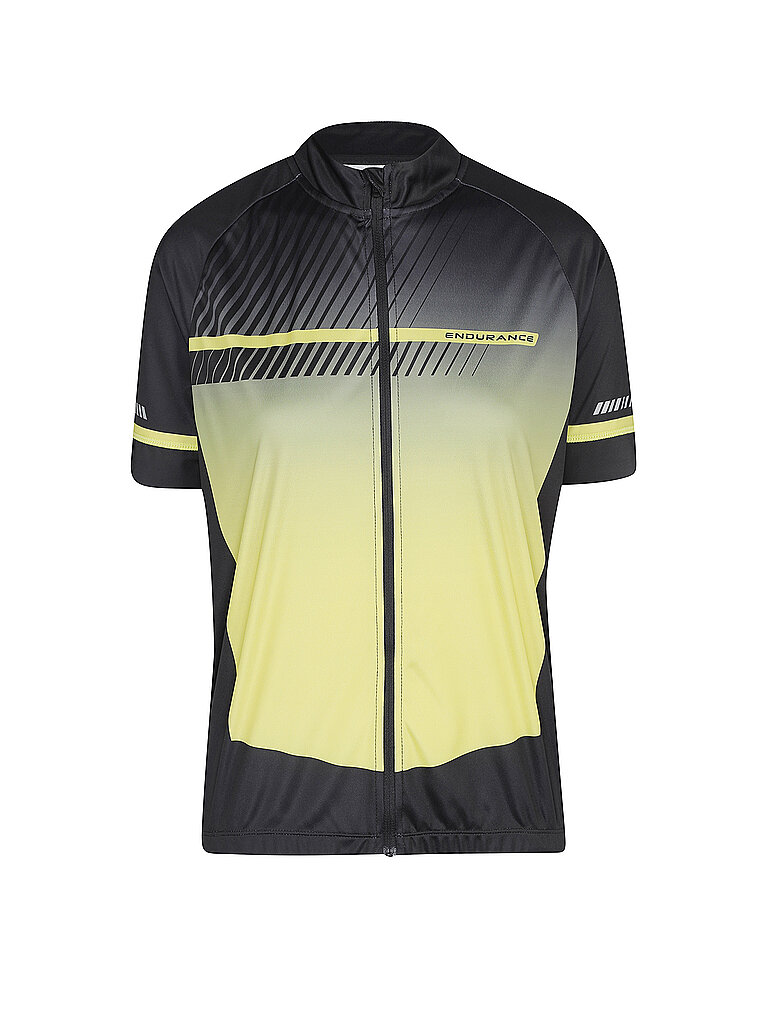 ENDURANCE Herren Rad Trikot Jillard FZ schwarz | L