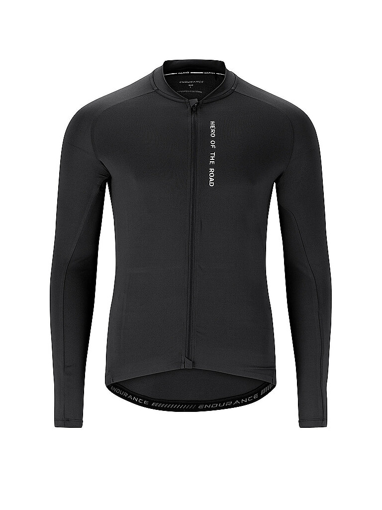 ENDURANCE ENDURANCE Herren Winter Radtrikot Paxton schwarz | S, schwarz