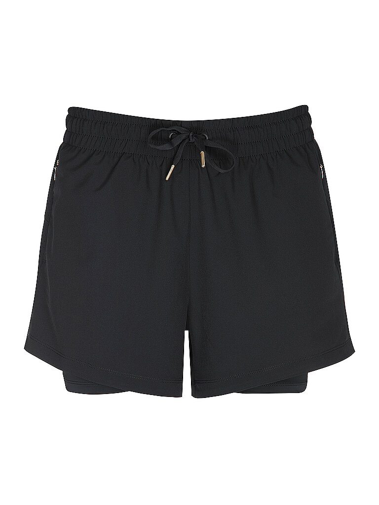 ENDURANCE ENDURANCE Damen Laufshorts Eslaire 2in1 schwarz | 40, schwarz