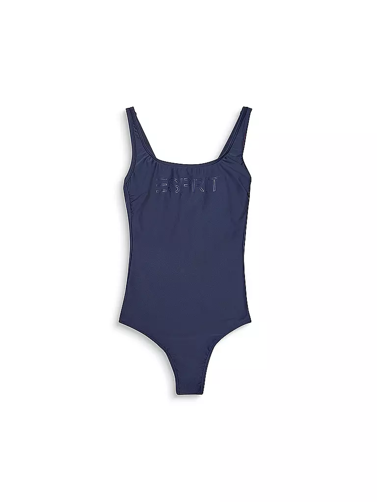 ESPRIT | Damen Badeanzug Logo | blau