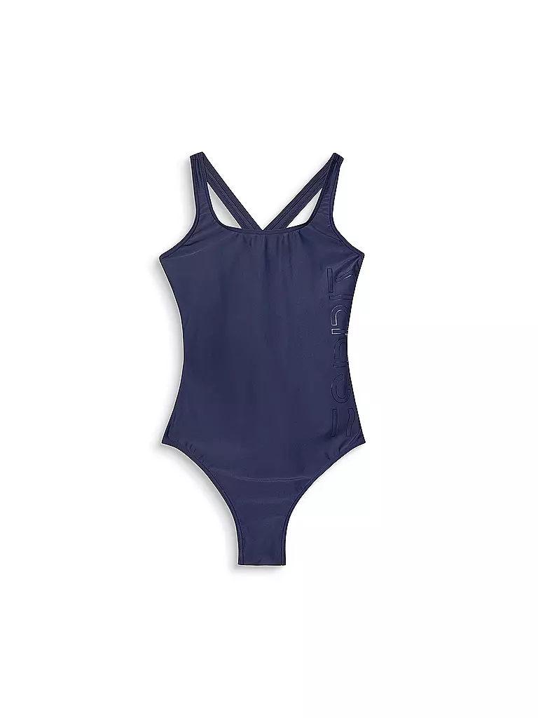 ESPRIT | Damen Badeanzug Logo | blau