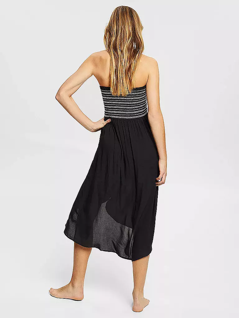 ESPRIT | Damen Bandeau Kleid aus LENZING™ ECOVERO™ | schwarz