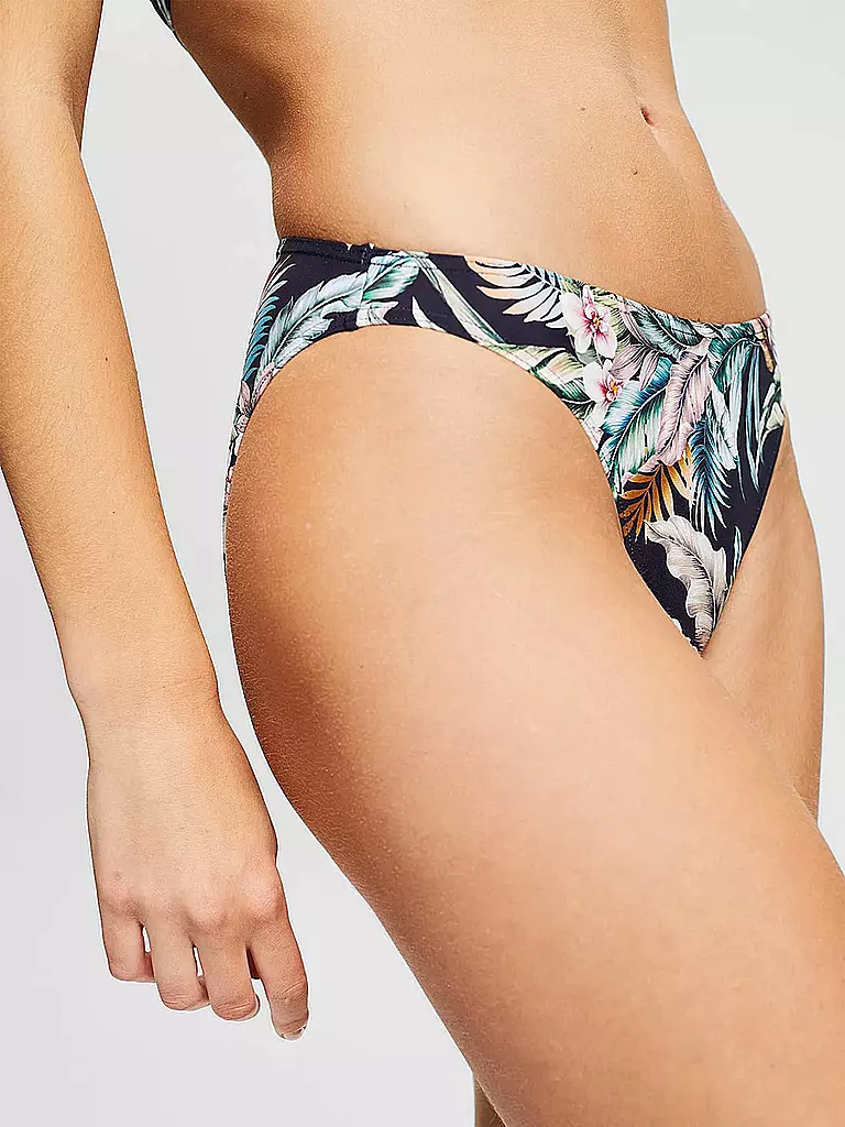 ESPRIT | Damen BIkinihose mit Tropical Print | blau