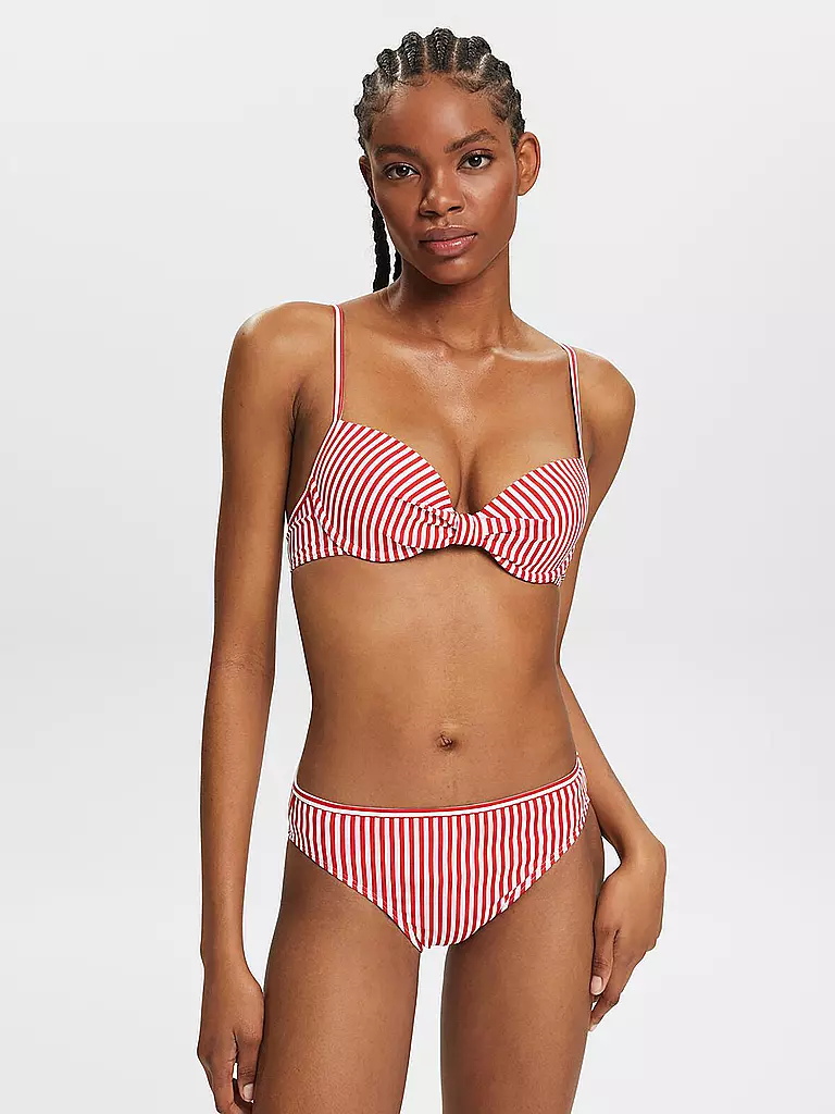 ESPRIT | Damen Bikinihose Silvance Beach | rot