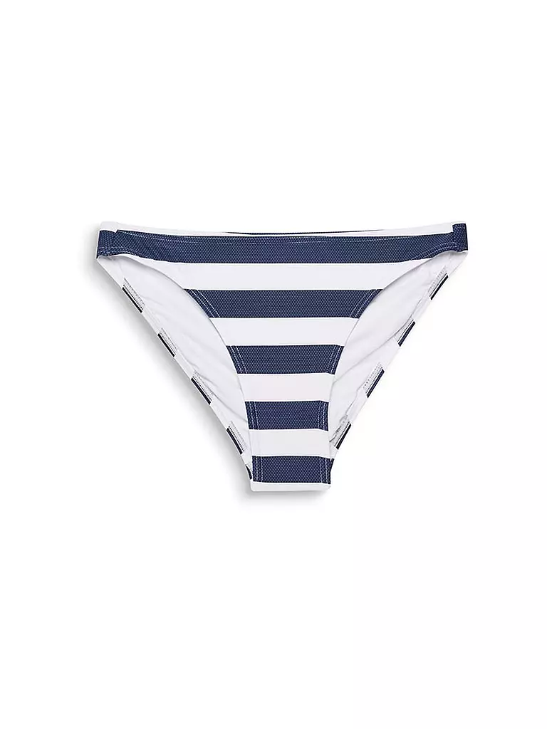 ESPRIT | Damen Bikinihose Stripes | blau