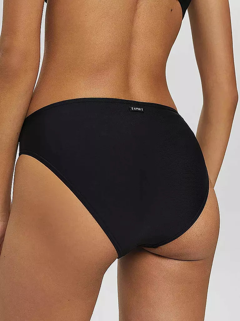 ESPRIT | Damen Bikinihose Unifarben | schwarz