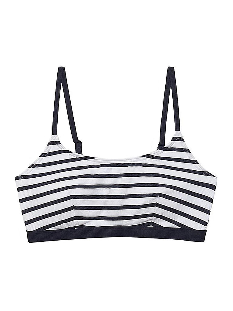 ESPRIT Damen Bikinioberteil BustierTop wattiert blau
