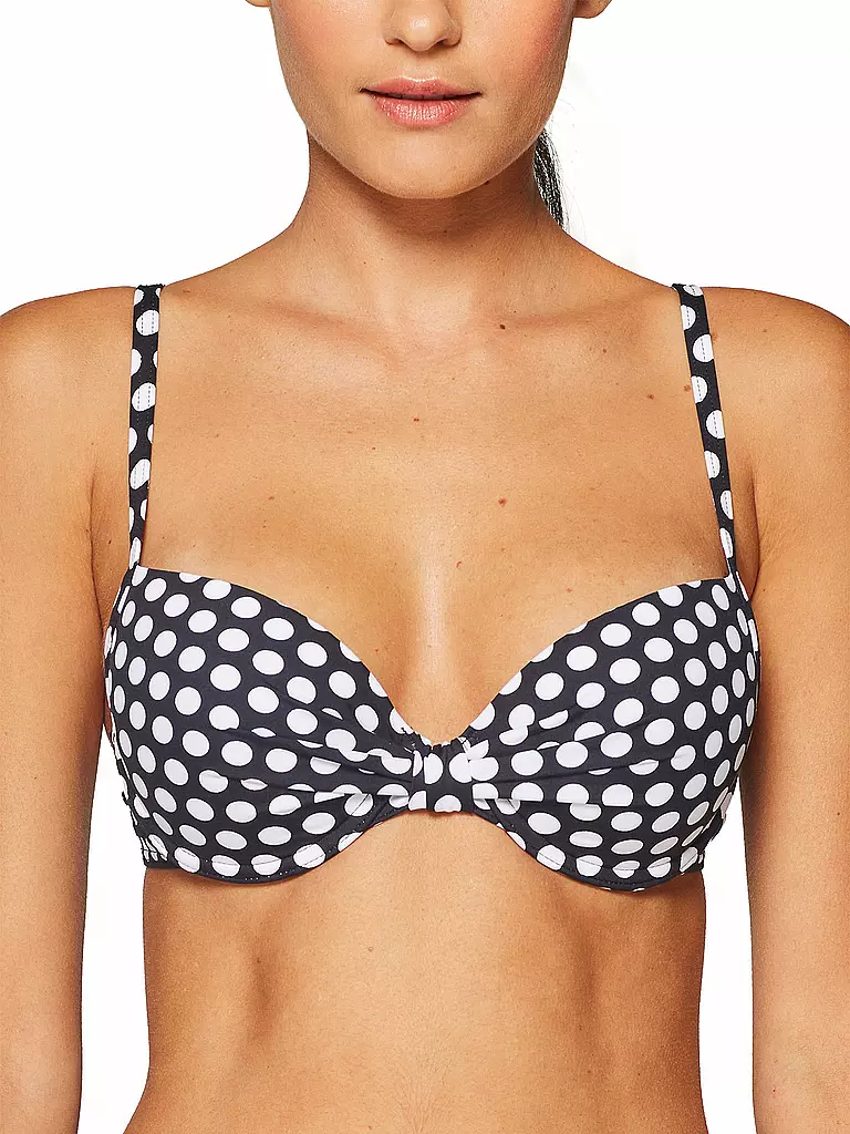 ESPRIT | Damen Bikinioberteil Crosby Tupfen Print | schwarz