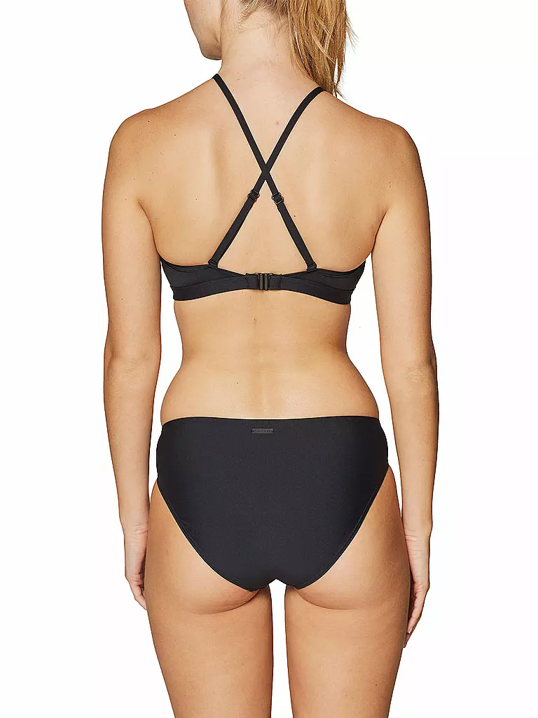 ESPRIT | Damen Bikinioberteil High Neck Ocean | schwarz