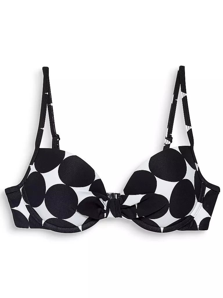 ESPRIT | Damen Bikinioberteil Miami Beach Polka Dot | schwarz