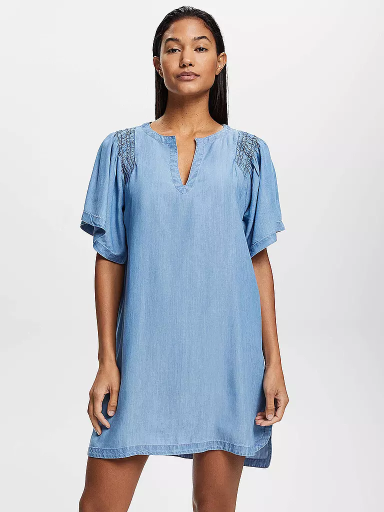 ESPRIT | Damen Strandkleid Tunika  | blau