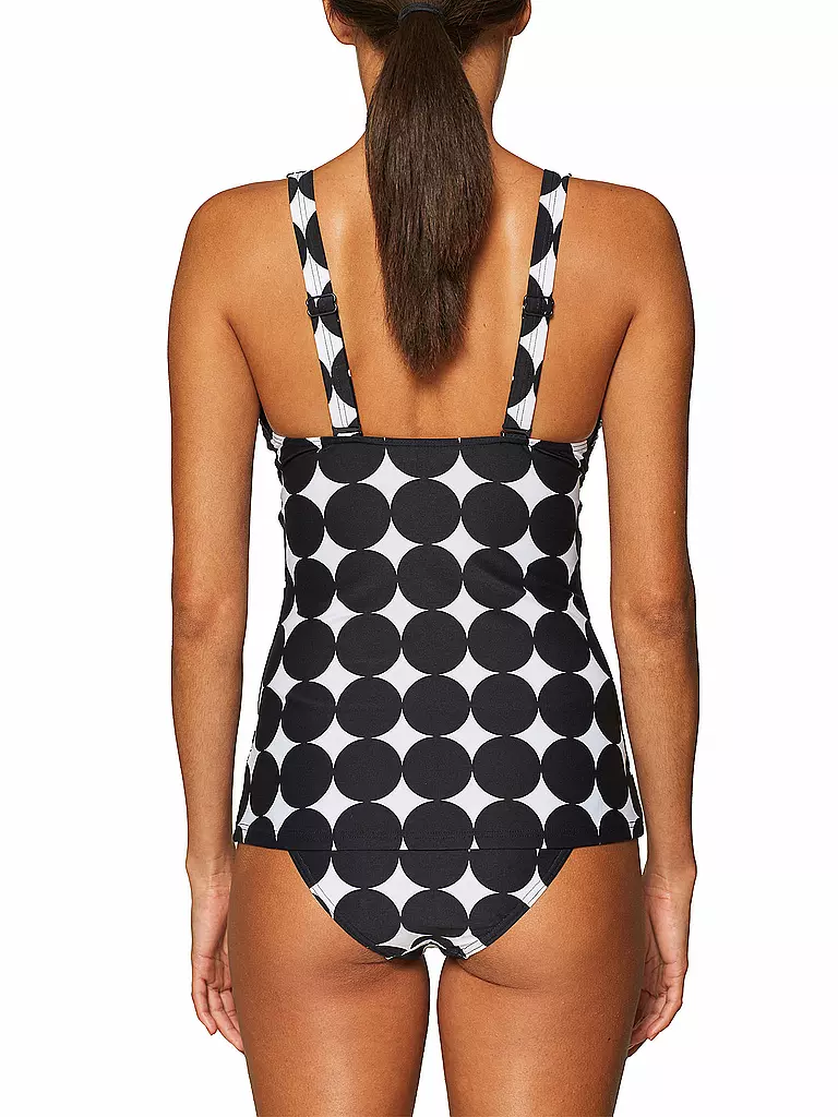 ESPRIT | Damen Tankini Miami Beach Polka Dot | schwarz