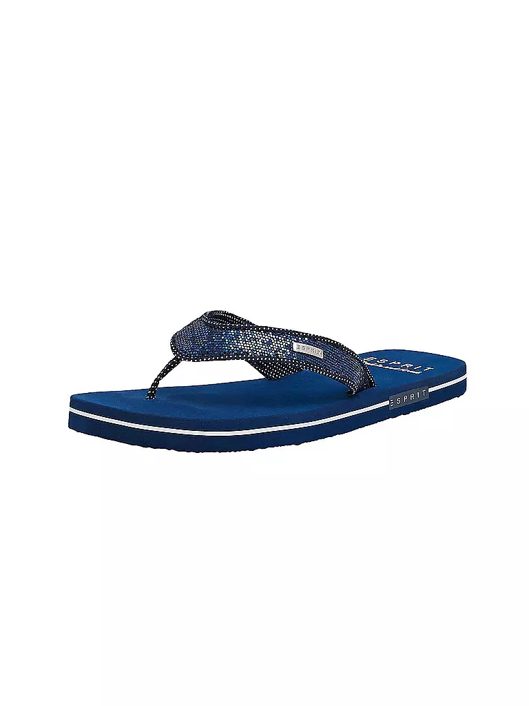 ESPRIT | Damen Zehentrenner Glitter | blau