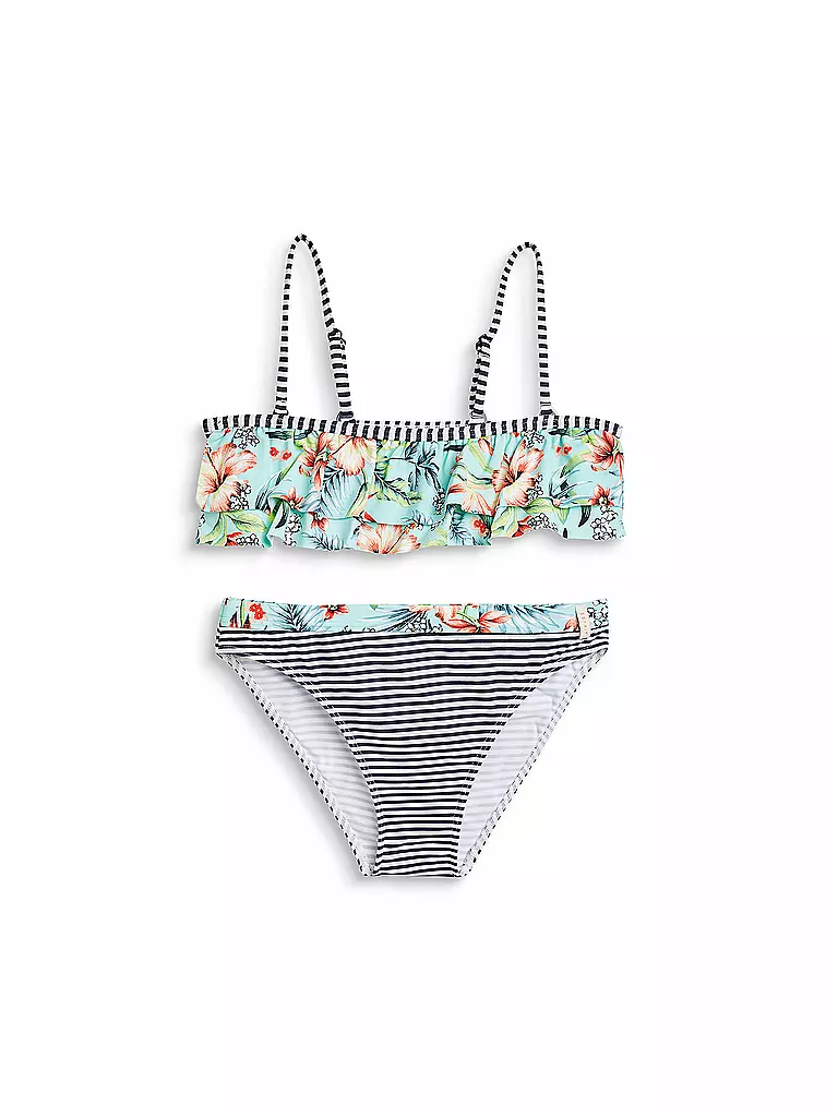 ESPRIT | Mädchen Bikini-Set Blumen | türkis