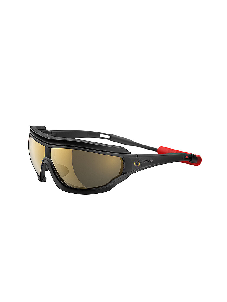 EVIL EYE EVIL EYE Sportbrille Fusor Pro Black Matt Gletscher 4 schwarz, schwarz