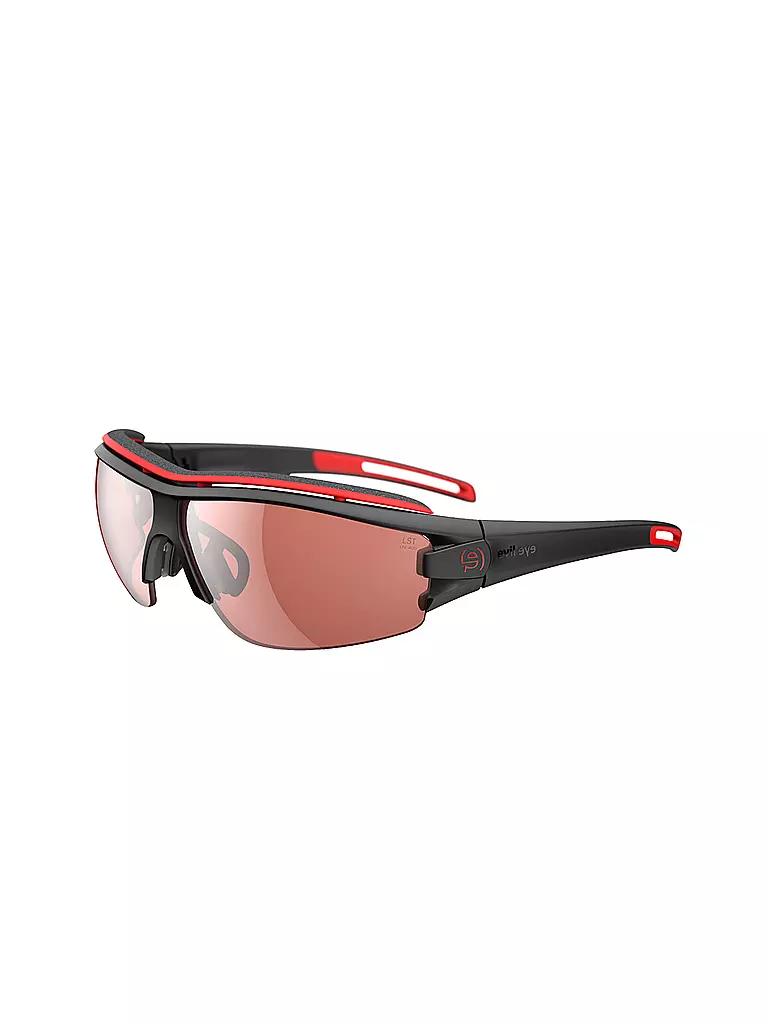 EVIL EYE | Damen Sportbrille Trace Pro Black Matt/Rot 3 | schwarz