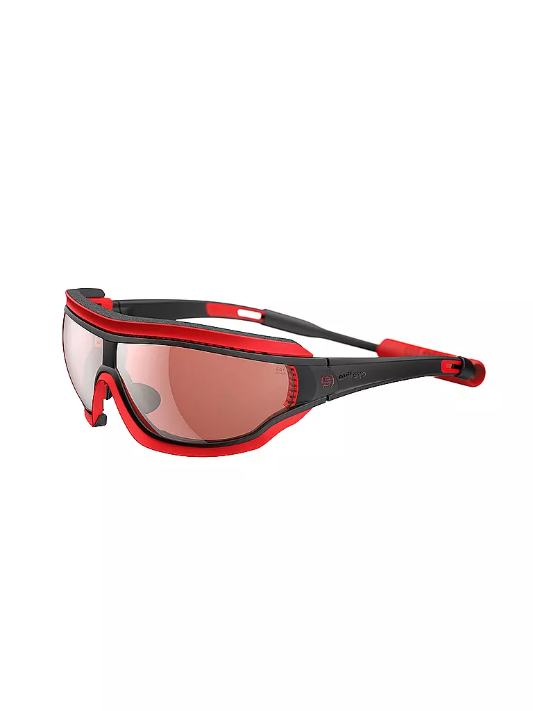 EVIL EYE | Sportbrille Fusor Pro Black Matt/Rot 3 | schwarz